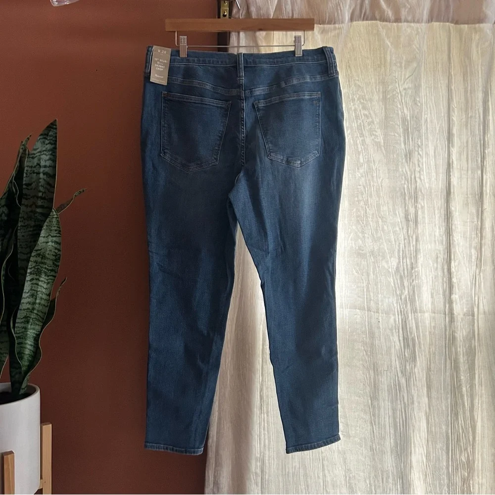 Madewell High-Rise Skinny Crop Jeans in Bradfield Wash‎ $138 NWT See Size Info - Picture 4 of 9